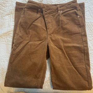 Brown courduroy pants